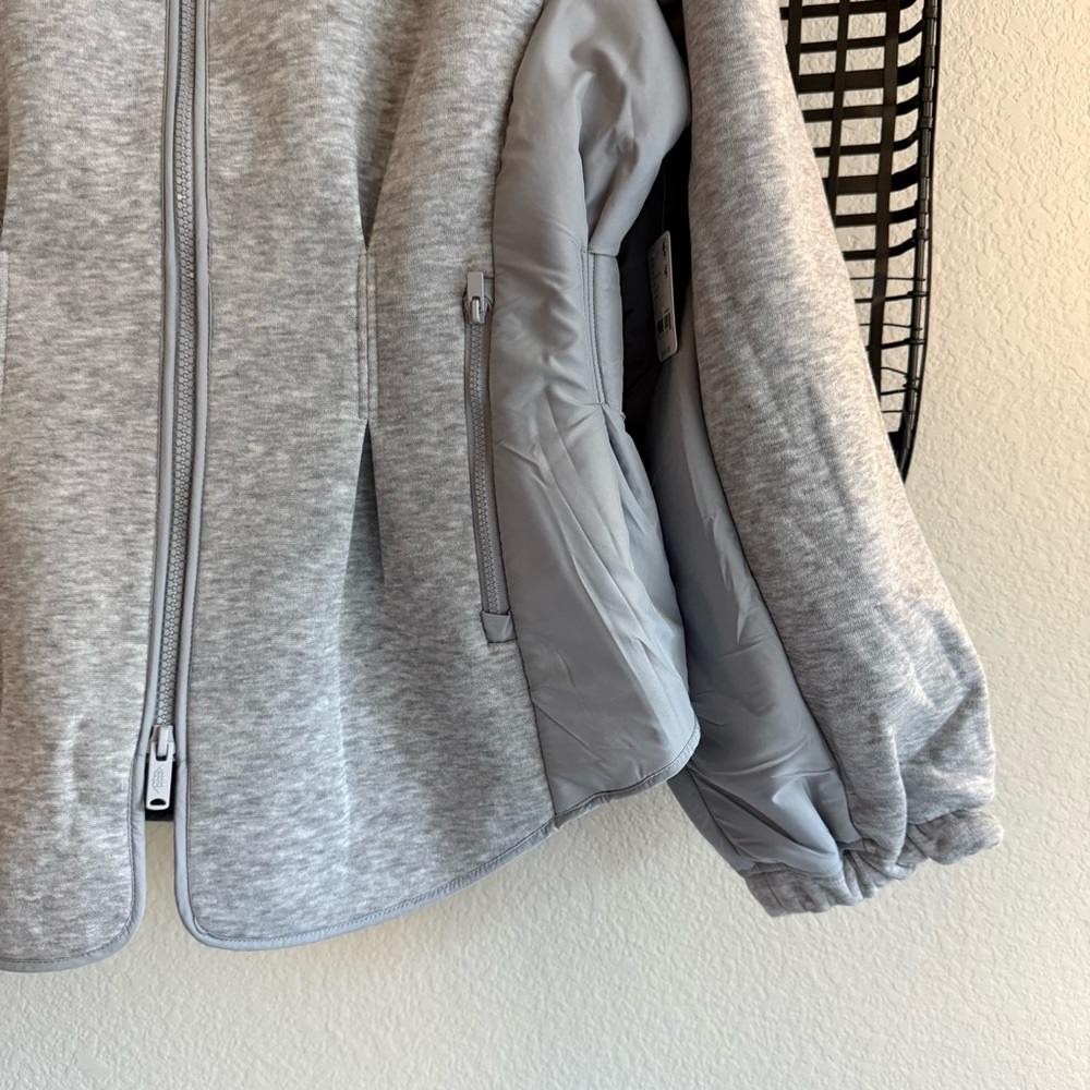Free people Gia Fleece Jacket grey - Picture 4 of 7